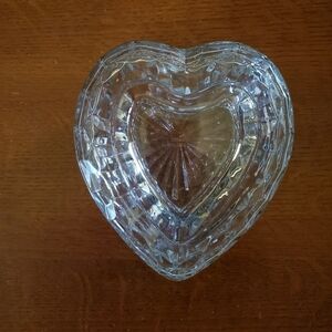 Homeco Heart Shaped Glass Anything Holder